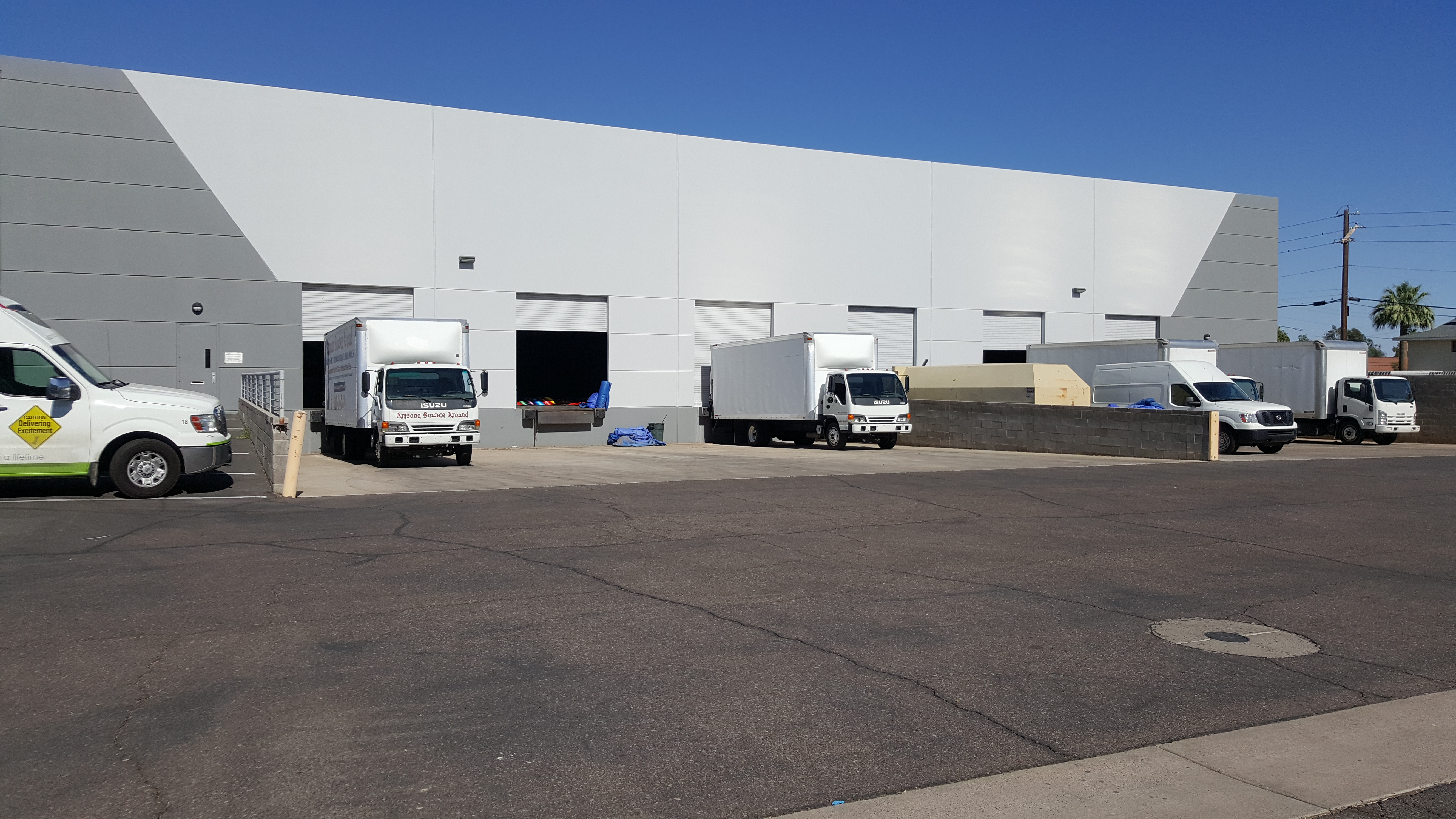 ABA Party Rental Warehouse Loading Dock area Phoenix Arizona